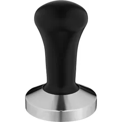 Темпер для кофе сталь нерж.,пластик D=57,H=95мм стальной,черный, изображение 3