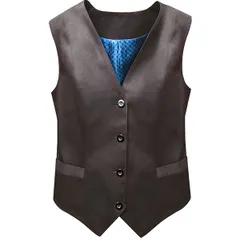 Men's vest size 50 polyester,cotton black