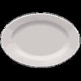 Блюдо «Кашуб-хел» овальное фарфор ,H=3,L=33,B=23см белый