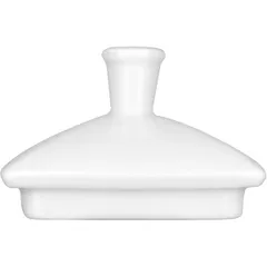 Крышка для чайника «Виктория» фарфор 1л D=75,H=55,L=91,B=91мм белый, изображение 2