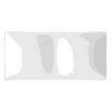 Менажница «Аппетайзер» 2 секции d=7,5см фарфор ,H=21,L=130,B=60мм белый