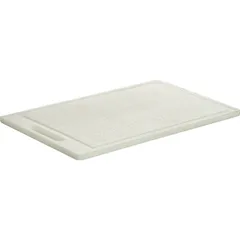 Доска разделочная с ручкой пластик ,H=12,L=450,B=295мм белый, изображение 2