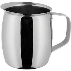 Milk jug stainless steel 1l D=14,H=16cm silver.