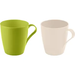 Mug “Nova”  plastic  400 ml  assorted.