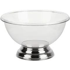 Емкость для охлаждения бутылок для шампанского пластик,сталь нерж. 15л D=44,H=22,B=25см прозр.,метал