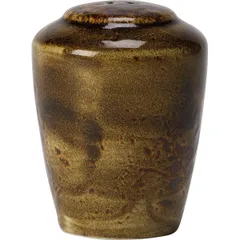 Salt shaker “Kraft Brown”  porcelain  D=57, H=74mm  brown.