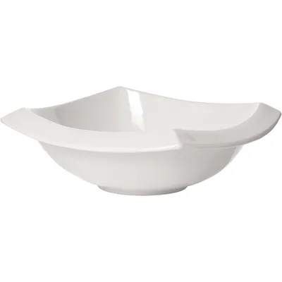 Салатник «Кунстверк» квадратный фарфор 3л ,H=11,L=32,B=32см белый, Объем реальный (мл): 3000, Длина (мм): 320, Ширина (мм): 320