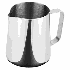 Pitcher stainless steel 350ml D=8,H=10cm silver.