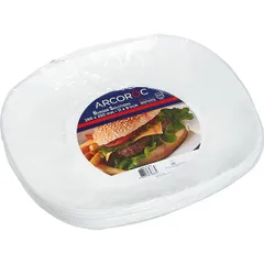 Блюдо «Эволюшнс Солюшн» стекло ,L=28,B=23см белый, изображение 4