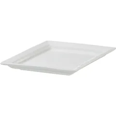 Блюдо «Пати» ромбовидное фарфор ,H=2,L=21,B=14см белый, изображение 2