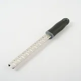 Терка с ручкой сталь нерж.,пластик ,L=325/220,B=25мм металлич.,черный