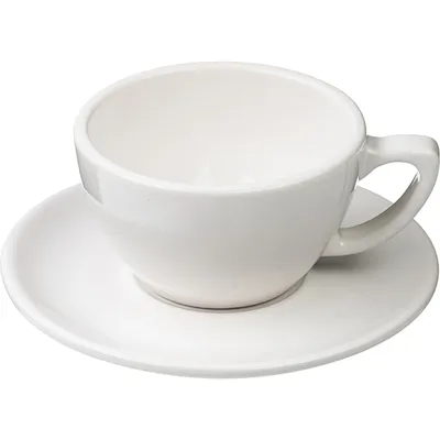 Чашка кофейная «Пур-Амор» фарфор 200мл D=97/50,H=60,L=125мм белый, изображение 4