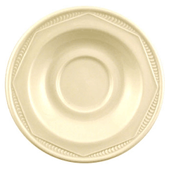 Saucer “Ivory Monte Carlo”  porcelain  D=15cm  ivory