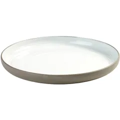 Plate “Dask” ceramics D=268,H=30mm white,gray