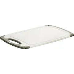 Доска разделочная пластик ,H=10,L=315,B=200мм белый,серый, изображение 2