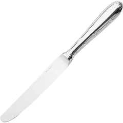 Table knife  stainless steel, silver plated  metal.