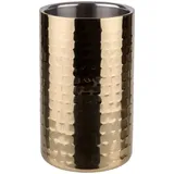 Емкость для охлаждения бутылок «Голд» сталь нерж. D=12,H=20см золотой