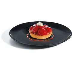 Тарелка «Эволюшн Блэк» мелкая стекло D=270,H=18мм черный, изображение 3