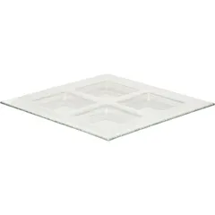 Менажница «Клиа Трэй» 4 секции (85х85мм) стекло ,H=20,L=295,B=295мм прозр., изображение 2