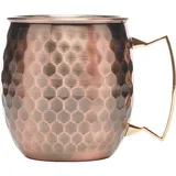 Cocktail mug “Moscow Mule” antique copper  stainless steel, copper  0.5 l  D=85, H=97mm  bronze.