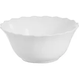 Salad bowl “Trianon” glass 300ml D=125,H=55mm white