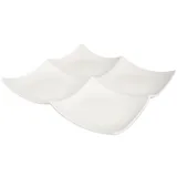 Менажница «Кассиопея» 4 секции фарфор ,L=27,B=27см белый