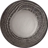 Тарелка пирожковая «Арборесценс» фарфор D=16см черный,серый