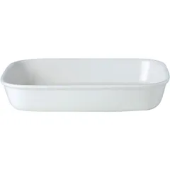 Rectangular baking dish “Simplicity”  porcelain ,H=52,L=355,B=305mm white