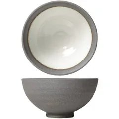 Sauce boat “Stone” porcelain D=110,H=55mm gray