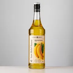 Сироп «Желтый Банан» Pinch&Drop стекло 1л D=85,H=330мм желт., изображение 2