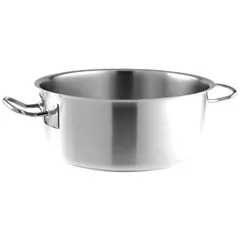 Pan without lid  stainless steel  4 l  D=24, H=10, L=36.5 cm  metal.
