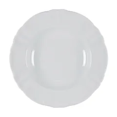 Тарелка глубокая «Гармония» фарфор D=23,H=4см белый