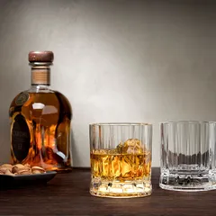 Олд фэшн (стакан) «Уэйн» хр.стекло 330мл D=87,H=97мм прозр., изображение 3