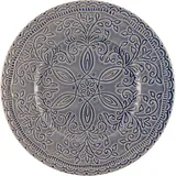 Тарелка «Скалистос» мелкая керамика D=225,H=25мм голуб.