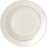 Тарелка для пасты «Антуанетт» фарфор 0,6л D=305,H=25мм белый,олив.