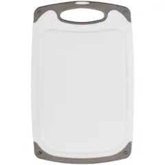 Доска разделочная пластик ,H=10,L=315,B=200мм белый,серый