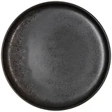 Блюдо «Раст Бронзо» с бортом фарфор D=300,H=35мм коричнев.