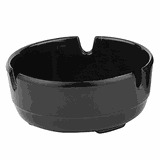 Пепельница набор[3шт] пластик D=78,H=30мм черный