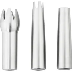 Set of decorative nozzles for sif.d/cream 3 pcs.  stainless steel.