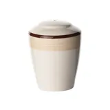 Солонка «Чино» фарфор D=58,H=76мм белый,бежев.