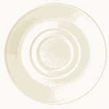 Блюдце «Айвори» фарфор D=160,H=17мм слон.кость
