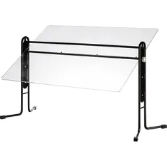 Экран защитный «Буффет гард» для фуршетных блюд металл,пластик ,H=50,5,L=93,B=53см черный, изображение 3