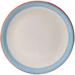 “Rio Blue” pizza dish  porcelain  D=310, H=15mm  white, blue