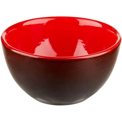 Пиала «Кармин» керамика D=15,H=8см красный,черный