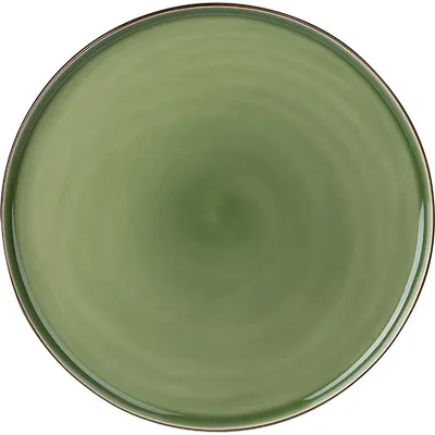Тарелка «Сейдж» фарфор D=27см зелен.,бронз., Диаметр (мм): 270