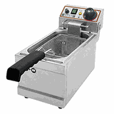 Deep fryer FB 4 LT steel ,H=30,L=63,B=18.5cm 2KW metal.