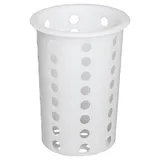 Подставка для столовых приборов полипроп. D=97,H=137мм белый