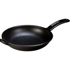 Сковорода кругл. с ручкой чугун D=250,H=60,L=425мм черный