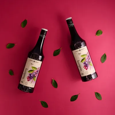 Сироп «Ирга» Pinch&Drop стекло 1л D=85,H=330мм, изображение 7