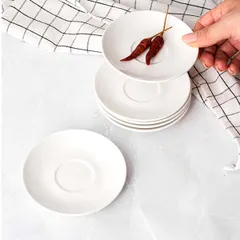 Блюдце «Кунстверк» фарфор D=105/40,H=13мм белый, изображение 4